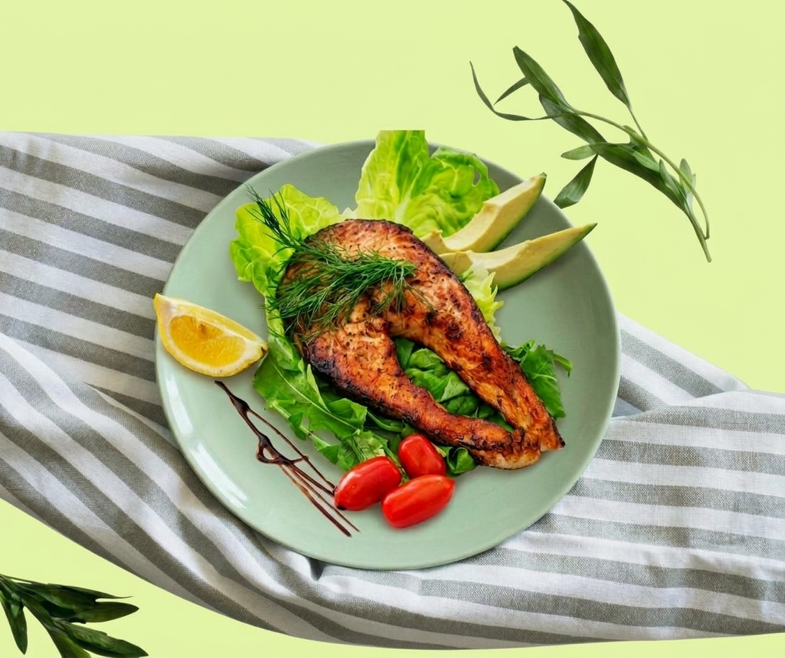 Panseared Fish Steak